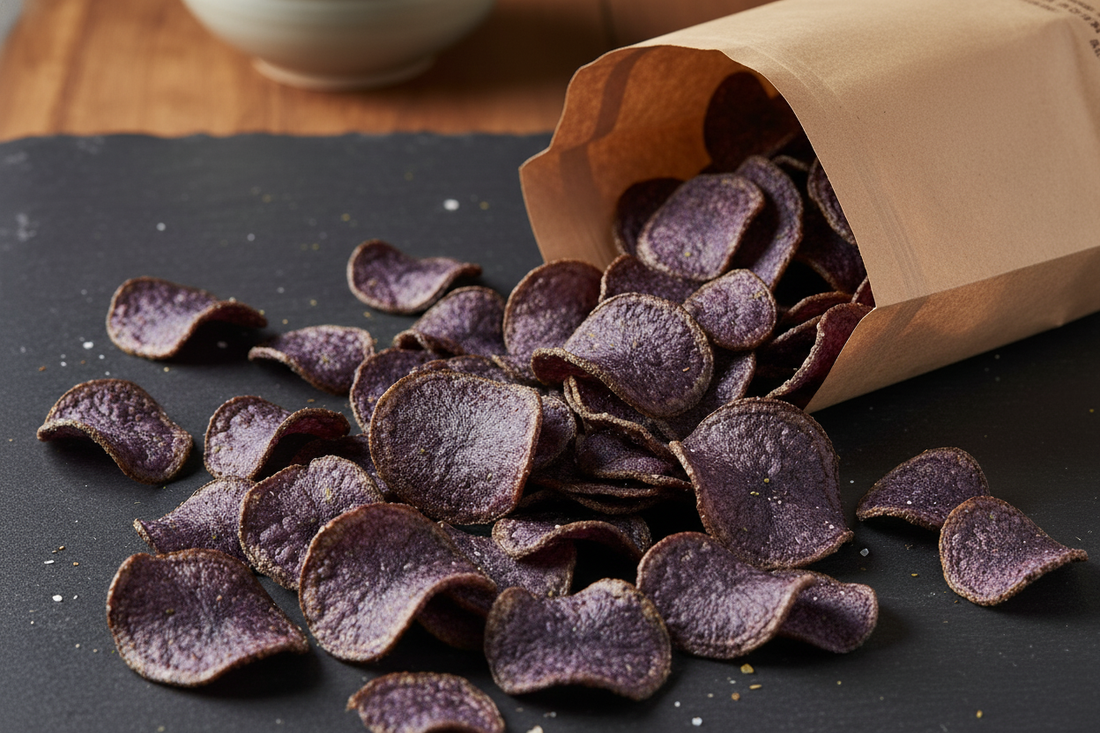 purple potato chips