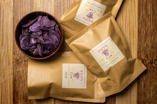 Purple Cow Potato Chips - 4 x Pack (2oz each)