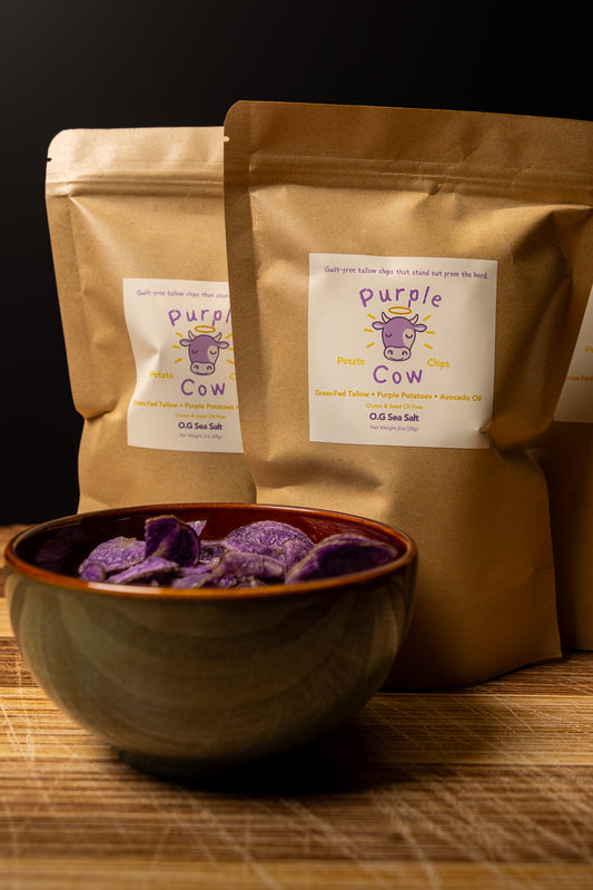 Purple Cow Potato Chips - 6 x Pack  (2oz each)