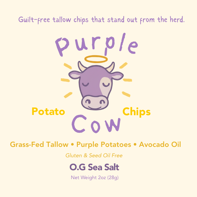 Purple Cow Potato Chips - Single Bag (2oz)