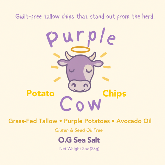 Purple Cow Potato Chips - 4 x Pack (2oz each)